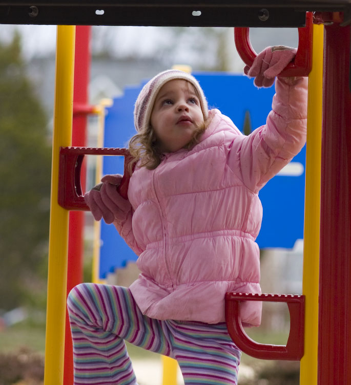 jocelyn at the playground