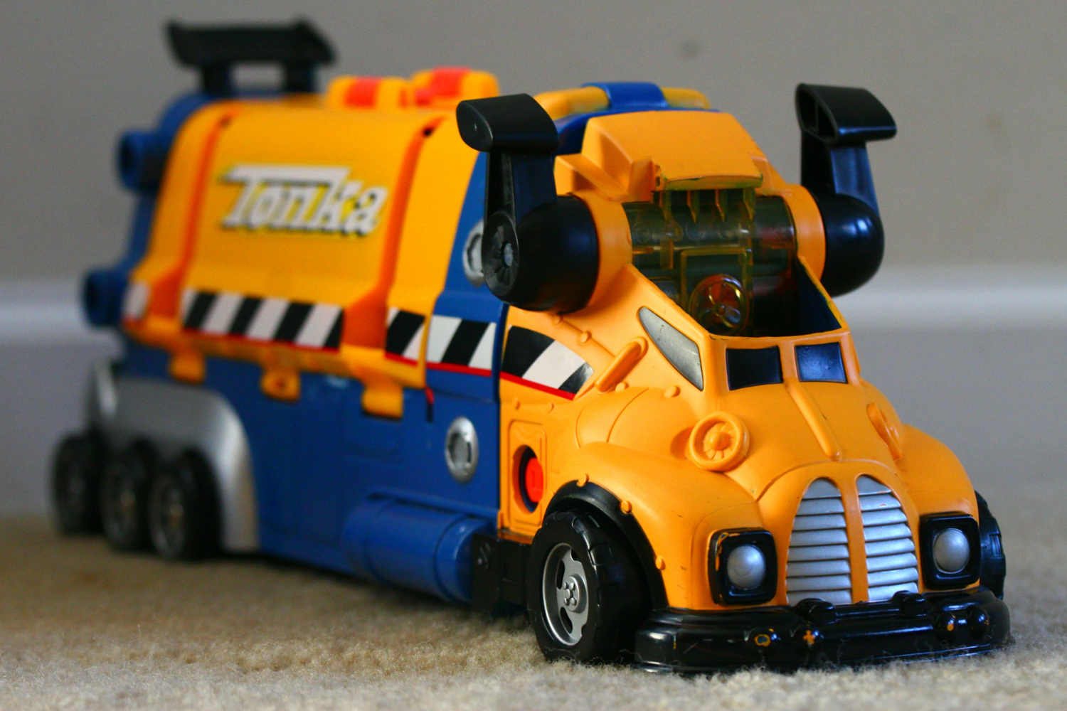 stuffed tonka truck